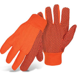 ถุงมือผ้าฝ้ายดีไซน์ใหม่ล่าสุด คุณภาพสูง ถุงมือทำงานเพื่อความปลอดภัย ถุงมือผ้าฝ้ายถักไร้รอยต่อ PU - Product Image 1