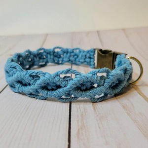 Boho Pat collier macramé chien accessoire fait à la main tissé conception réglable Durable élégant confort pour animaux de compagnie extérieur intérieur utilisation - Product Image 5