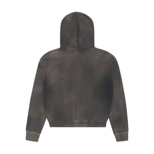 2025 Latest 420gsm Men's Cotton Hoodies High Quality Blank Oversized <b>Sun</b> Faded for Winter Wholesale - Product Image 2