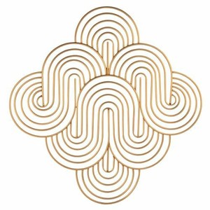 Décoration murale moderne en métal de taille personnalisée en aluminium Décoration intérieure unique suspendue pour la maison de l'Inde - Product Image 1