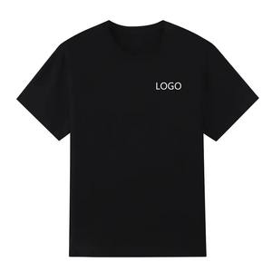 OEM al por mayor personalizado de alta calidad 100% algodón camisetas de los hombres en blanco liso camiseta con logotipo personalizado de impresión de tela de estambre - Product Image 1