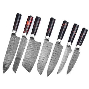 Couteau de chef et ensemble de couverts de qualité professionnelle, couverts de cuisine robustes pour usage domestique, ensemble de chef avec gravure personnalisée sur la lame - Product Image 1