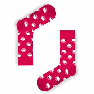 6-Piece Set of Breathable Nylon Crew Socks One Size Fitting Custom Logo Printed Multiple Animal Patterns for Winter Daily Use - Product Image 3