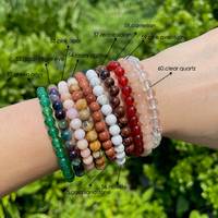 Pulseras de Piedra Lunar Arcoíris 100% Naturales de Alta Calidad Hechas a Mano, Pulidas y con Cuentas, Venta al por Mayor, Regalo con Color Fuego Azul