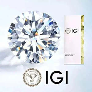 Diamante Redondo Cultivado en Laboratorio de Calidad AAA+ de 3.00 CT – Claridad VVS1, Color D, Certificado IGI, Gem193 - Product Image 3
