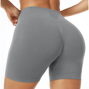 Ropa deportiva Entrenamiento Fitness Pantalones cortos de mujer Cintura elástica Yoga Biker Sweat Shorts Seamless Women Scrunch Butt Shorts para mujer - Product Image 1