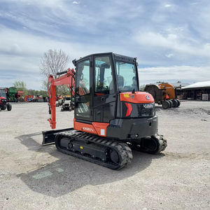 Kubota-Miniexcavadora de alta calidad de 4 toneladas, baja HORA DE USO, marca japonesa original, alta, nueva llegada, motor certificado por la CE, modelo Kubota, 2 unidades - Product Image 4