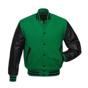 New Solid Casual <b>Mens</b> Versity University Bomber <b>Jacket</b> OEM Service Front Logo Breathable Winter <b>Canvas</b> - Product Image 1