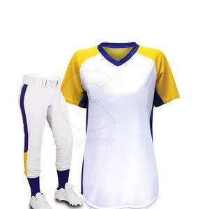 ชุดซอฟต์บอลมืออาชีพ ชุดกีฬาทีมแบบสั่งทำ ระบายอากาศได้ดี ทนทาน สวมใส่สบาย ชุดออกกำลังกายแบบปรับแต่งได้สำหรับผู้หญิง - Product Image 4