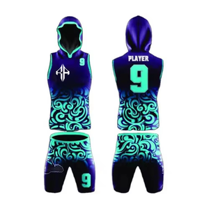 ชุดยูนิฟอร์มอเมริกันฟุตบอล 7v7 สำหรับผู้ชาย คุณภาพสูง ปี 2025 รุ่นใหม่ล่าสุด คอฮู้ด ผ้ายืด/โพลีเอสเตอร์ ใส่ได้ทุกฤดู โดย RIVIAN ATLANTIC - Product Image 1