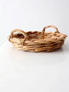 Deep Rattan Fruit <b>Serving</b> <b>Bowl</b> in Deluxe Quality with Round Shape Perfect for Restaurant Dinnerware and Stylish Presentation - Product Image 4