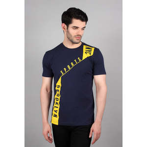 เสื้อยืดคอกลมลายกราฟิก ASGARD สำหรับผู้ชายจาก Unze London ผลิตจากผ้าฝ้ายออร์แกนิก 100% พิมพ์ลายบนผ้าเจอร์ซีย์ - Product Image 4