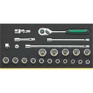 Juego de Llaves de Trinquete Stahlwille de 3/8'' con Accesorios, Colección Premium de Llaves de Tubo - Product Image 1