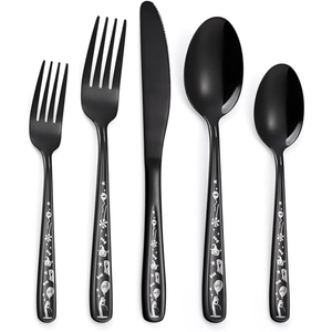 Highest Quality Stainless Steel <b>Fork</b> Spoon Knife Cutlery Set <b>Dessert</b> Spoon Luxury Gold Flatware Sets for Hotel Wedding Party - Product Image 5
