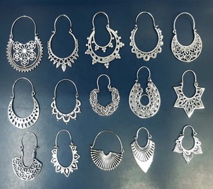 ต่างหูห่วงโลหะ GS ดูทันสมัย GC-ER-329ต่างหูโลหะ GS สำหรับผู้หญิงให้เป็นของขวัญ - Product Image 1