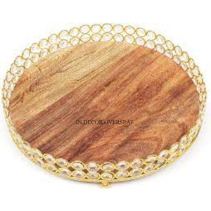 Vente chaude Rectangle Forme Qualité Supérieure En Bois Fait Imprimé Léopard Designer Plateau De Service Ustensiles De Cuisine Fournitures À Bas Prix - Product Image 4