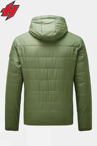 Chaqueta de burbujas para hombre, impermeable, de alta calidad, verde, técnica, para actividades al aire libre - Product Image 6