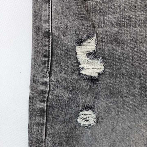 Manufacture Stitchmode Custom Plus-size Denim Shorts for <b>Men</b> <b>Ripped</b> <b>Grey</b> <b>Men's</b> <b>Jean</b> Shorts Customization - Product Image 6