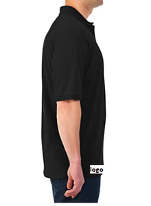 Polo de manga larga y corta para hombre, 50% Algodón, 50% poliéster, importado, lavado a máquina, de China - Product Image 3