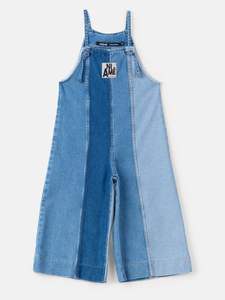 Salopette en denim à la mode pour femmes Short de lavage léger avec décoration de bouton Style sans effort Bib Overall pour l'automne/hiver - Product Image 2