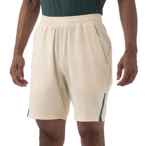 Pantalones Cortos Casuales para Hombre de Spandex/Poliéster/Nailon, Diseño Urbano, Cintura Elástica Cómoda, Ropa Deportiva Sólida, Transpirable y de Secado Rápido - Product Image 1