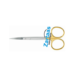 Instrumento Dental de acero inoxidable de alta calidad, tijeras de goma TC, instrumentos quirúrgicos rectos de 12 cm - Product Image 3