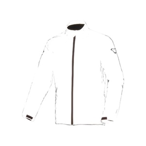 Chaqueta de Motocicleta Impermeable y Reflectante de Alta Visibilidad para la Noche, Marca Macna Rainger, Hecha de Poliéster - Product Image 3