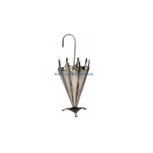 Elegant New Arrival Home Decorative Corner <b>Umbrella</b> Stand Aluminum Silver Ware Elegant Decorative <b>Umbrella</b> Stand <b>Holder</b> - Product Image 1