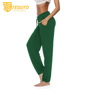 Short de course taille haute en coton/polyester pour femmes pour femmes Fitness Sports Yoga Pantalon avec doublure intérieure Séchage rapide - Product Image 3