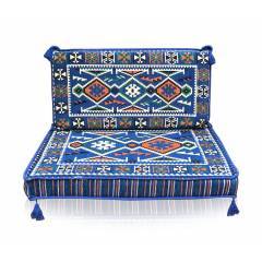 Asientos de suelo árabe Sofá de suelo árabe Piso de asiento Árabe | 90x70x10cm 3 piezas 1 Juego - Product Image 2