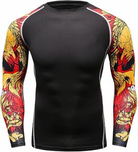 Camiseta Deportiva de Manga Larga para Hombre, Ligera, de Compresión, Tejida, Suave, Delgada, Transpirable, Ecológica y de Secado Rápido - Product Image 1
