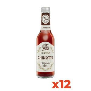 Cortese Italian Organic Chinotto Premium Quality 275ml Botellas de vidrio Paquete de 12 para uso doméstico - Product Image 1