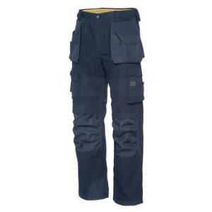 Pantalon de travail pour hommes personnalisé en usine pantalon cargo respirant en polyester et coton avec logo personnalisable multi-poches - Product Image 1