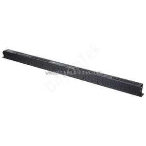 PDU แบบติดตั้งในตู้แร็ค 115kW 3 เฟส 415V สมาร์ท วอร์ทิคัล IPDU 24 พอร์ต C13 C19 รองรับอินพุตแบบคู่/เดี่ยว สำหรับศูนย์ข้อมูลความหนาแน่นสูง - Product Image 4