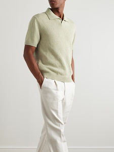 Séchage rapide homme Golf pour Polo T-Shirt Marfa International imprimé solide Polyester Spandex Logo personnalisé col raide t-shirts - Product Image 2