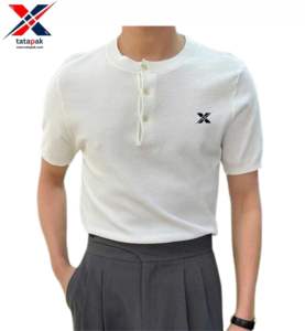 เสื้อยืดผ้าฝ้ายโอเวอร์ไซส์สำหรับผู้ชาย, เสื้อยืดแห้งเร็วสวมใส่ได้ทั้งวัน - Product Image 4