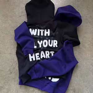 Sweat à capuche à impression 3D personnalisé oversize Vente en gros Sweat à capuche zippé mode qualité supérieure - Product Image 3