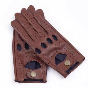 Gants en cuir à la mode pour hommes imperméables et légers pour les sports d'hiver-Gants d'habillage à prix réduit en usine - Product Image 5