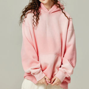 Sweat à capuche vintage surdimensionné lavé à l'acide Streetwear pour femmes pull brodé lourd en éponge française léger pour l'hiver - Product Image 6