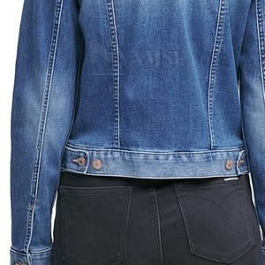 Chaquetas vaqueras para mujer estampadas con diseño personalizado de talla grande fabricante pakistaní Chaquetas vaqueras para mujer - Product Image 6