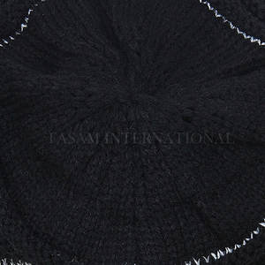 Bonnets d'hiver en coton et laine fabriqués en tissu doux Bonnets jacquard les plus vendus - Product Image 6