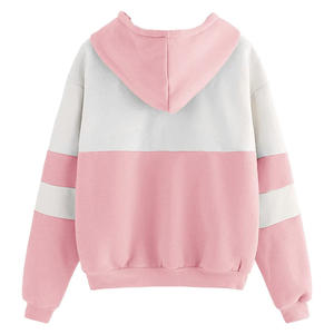 Sudadera con Capucha Personalizada para Mujer, 100% Algodón, Color Sólido, Manga Larga, Uso Diario Informal, Venta al Por Mayor OEM, Impresión Personalizada - Product Image 2