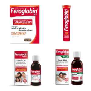 Cápsulas de Feroglobin, Líquido Efervescente y Suplementos de Hierro Plus, Aumentan la Energía y Apoyan la Hemoglobina - Product Image 1