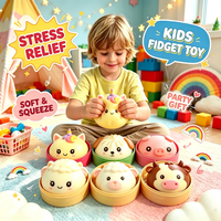2026 Jouet Squishy en gros, en EVA, Licorne Arc-en-ciel, Animal, Boulette de soupe simulée, Boîte anti-stress sensorielle 14+
