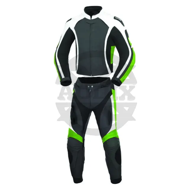 एक टुकड़ा मोटरसाइकिल रेसिंग सूट वास्तविक चमड़े के कछुट मोटरबाइक लुभावनी चमड़े के सूट
