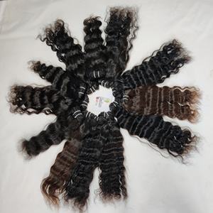 เครื่องมัดผมชาวอินเดียแบบไม่ผ่านการทำ100% ผมชาวอินเดียแบบไม่ผ่านกระบวนการผมธรรมชาติแท้เวียดนาม - Product Image 2