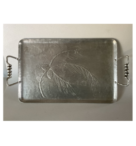 Plateau de service en aluminium personnalisable Design de ferme Plateau en aluminium pour le service des aliments à la maison meilleure vente - Product Image 4