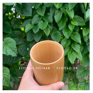 Ensemble de tasse à thé en bambou naturel artisanal/tasse en bambou avec gravure Laser Logo fabriqué au Vietnam pour tenir une boisson saine - Product Image 3