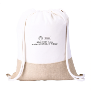 Jucox Borsa Sportiva Ecologica in Cotone e Juta, Sacca Promozionale con Coulisse per Sport e Accessori - Product Image 3