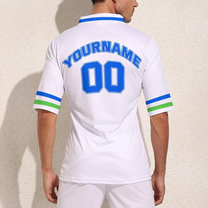 Maillots de Rugby Grande Taille Sublimés de Couleur Unie Dernier Design 100% Polyester Maillots de Rugby Personnalisés de Qualité Supérieure Service OEM - Product Image 2